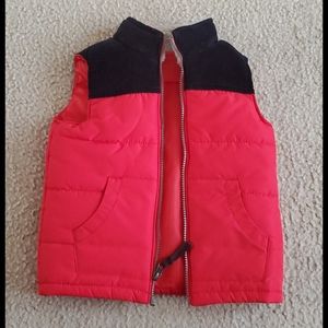 Carter's red toddler vest